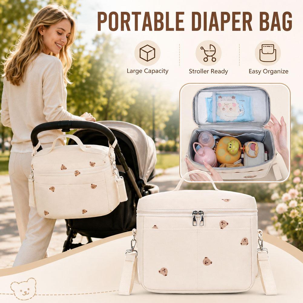 Cute Bear Bottle Cooler Bag Th - Backpack Diaper Bag ulasan dan harga