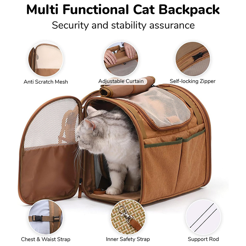Cat Carrier Portable Cat Backp - Foldable Backpack Small ulasan dan harga