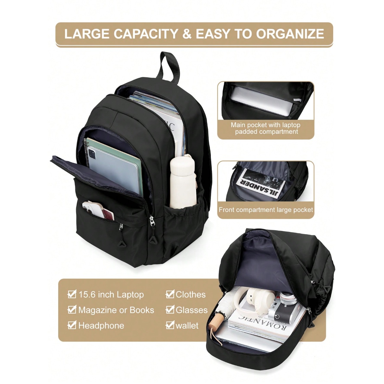 Middle School & High School St - Laptop Backpack 15.6 ulasan dan harga