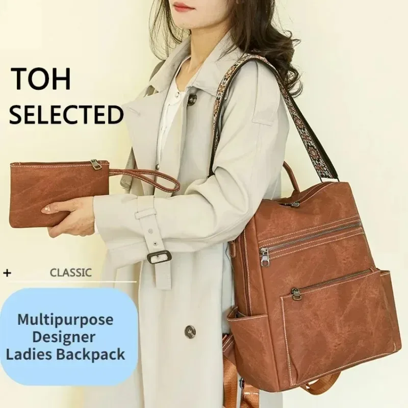2026 New Women's PU Leather Wa - Travel Backpack Anti Theft ulasan dan harga