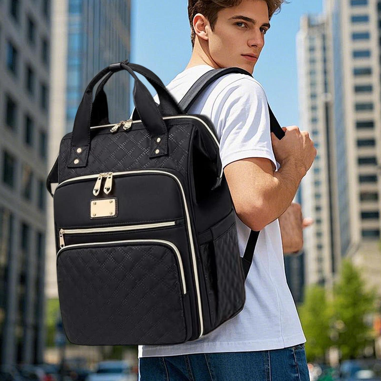 2-in-1 Lunch Backpack For Work - Laptop Backpack 15.6 ulasan dan harga