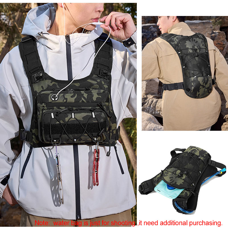 Tactical Bag Front Chest Rig V - Canvas Backpack Casual ulasan dan harga