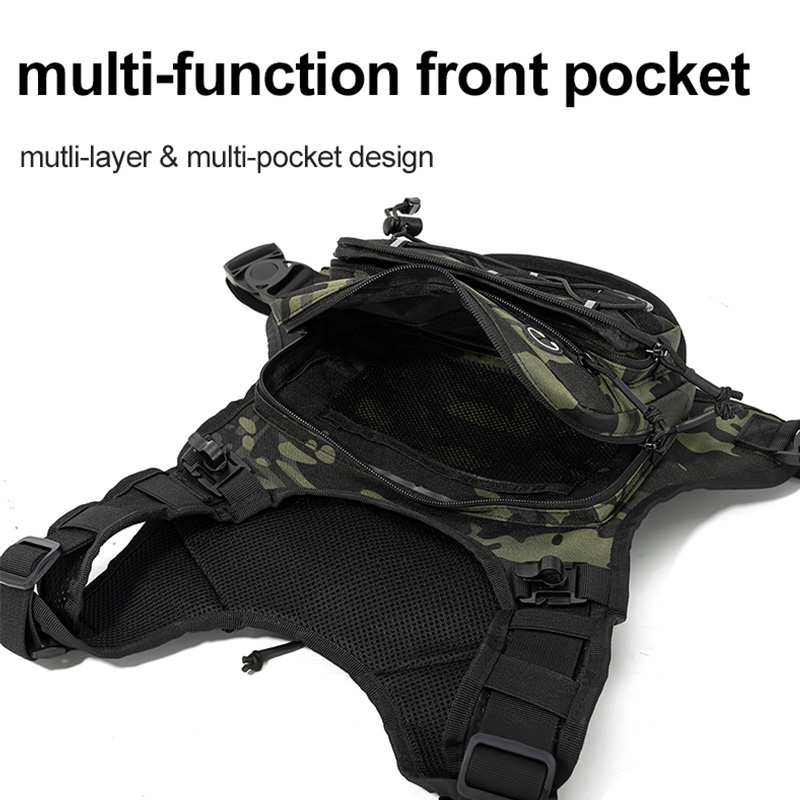 Tactical Bag Front Chest Rig V - Canvas Backpack Casual ulasan dan harga